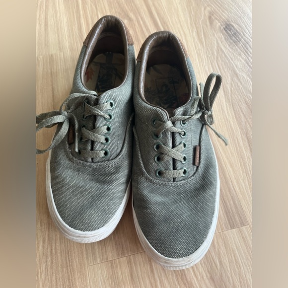 Vans Shoes - Vans | Green Canvas Low Top